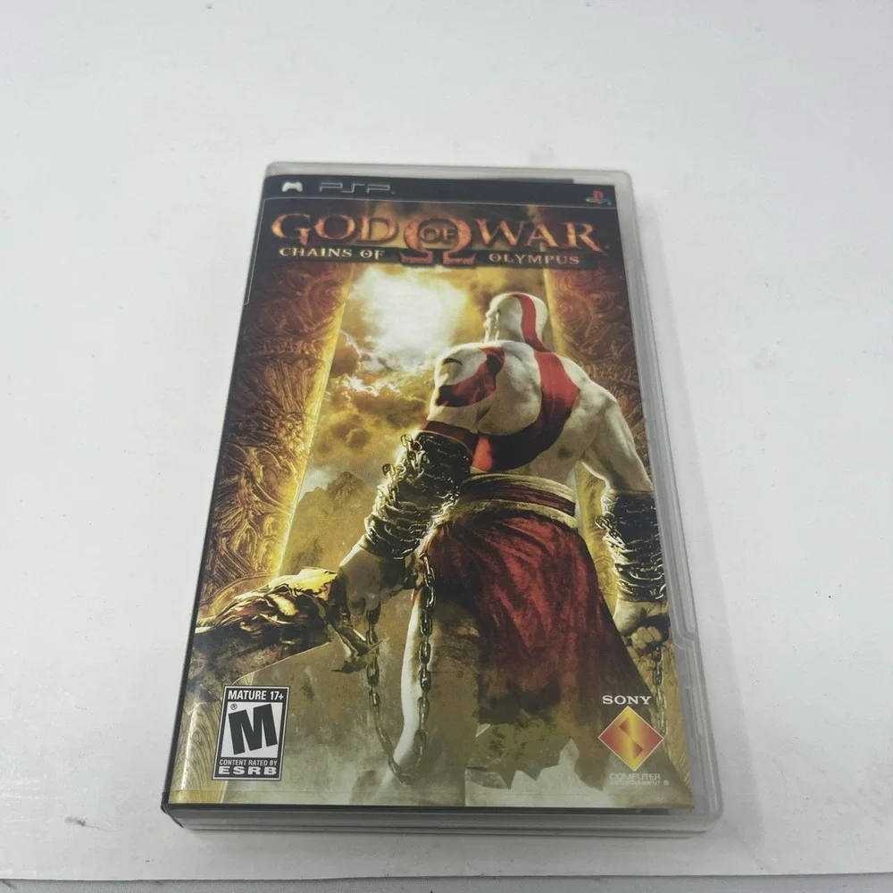 Sony God od War Chains of Olympus (PSP, 2008) Video Game - CIB, Black Label